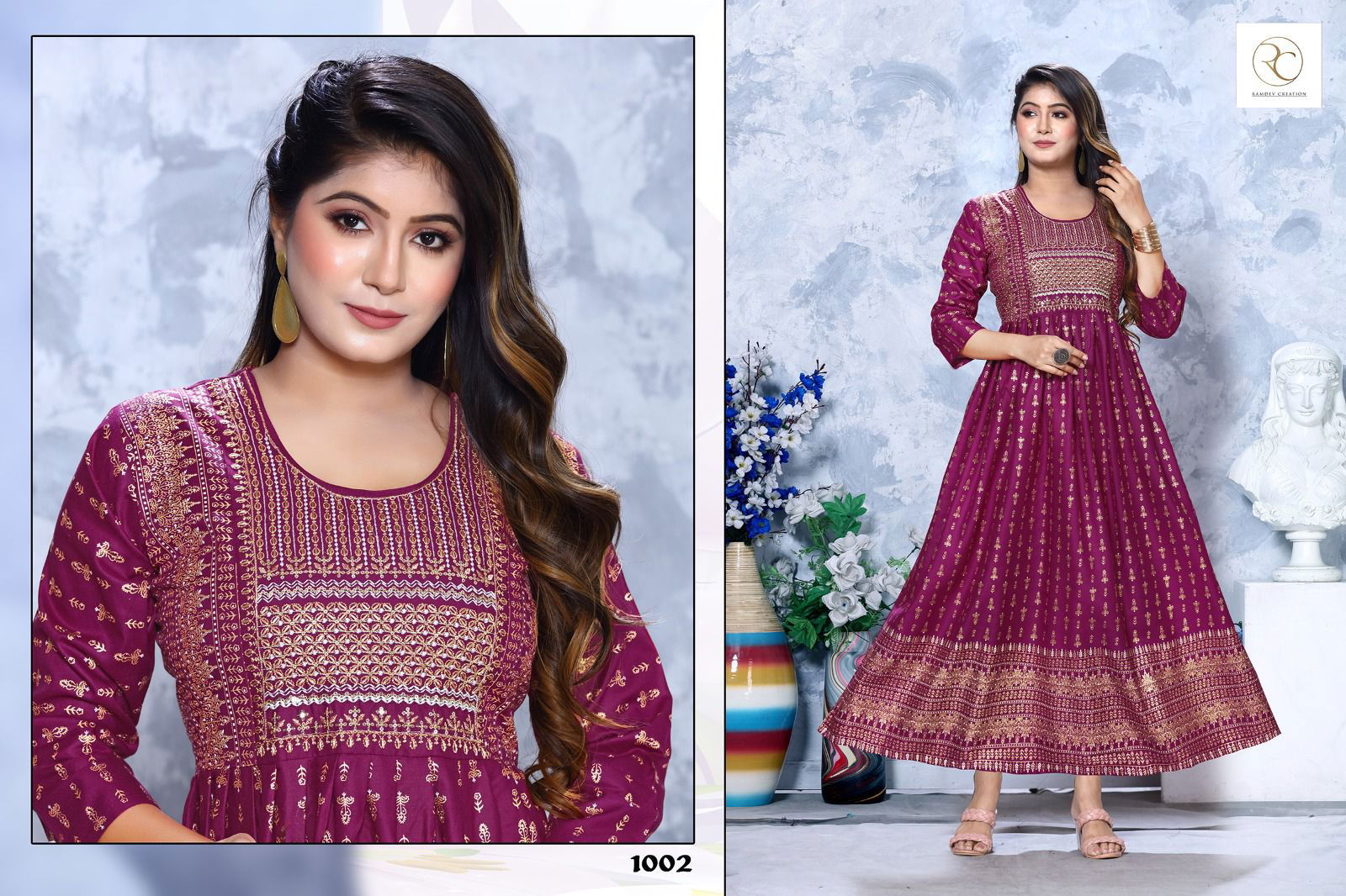 Rc Manchali Vol 5 Anarkali Kurti Catalog